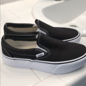 Platform vans slip-ons NWT